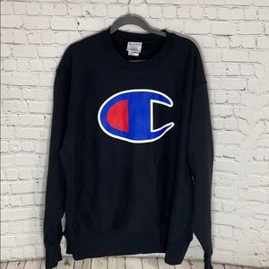 Champion Giant Logo Crew Neck